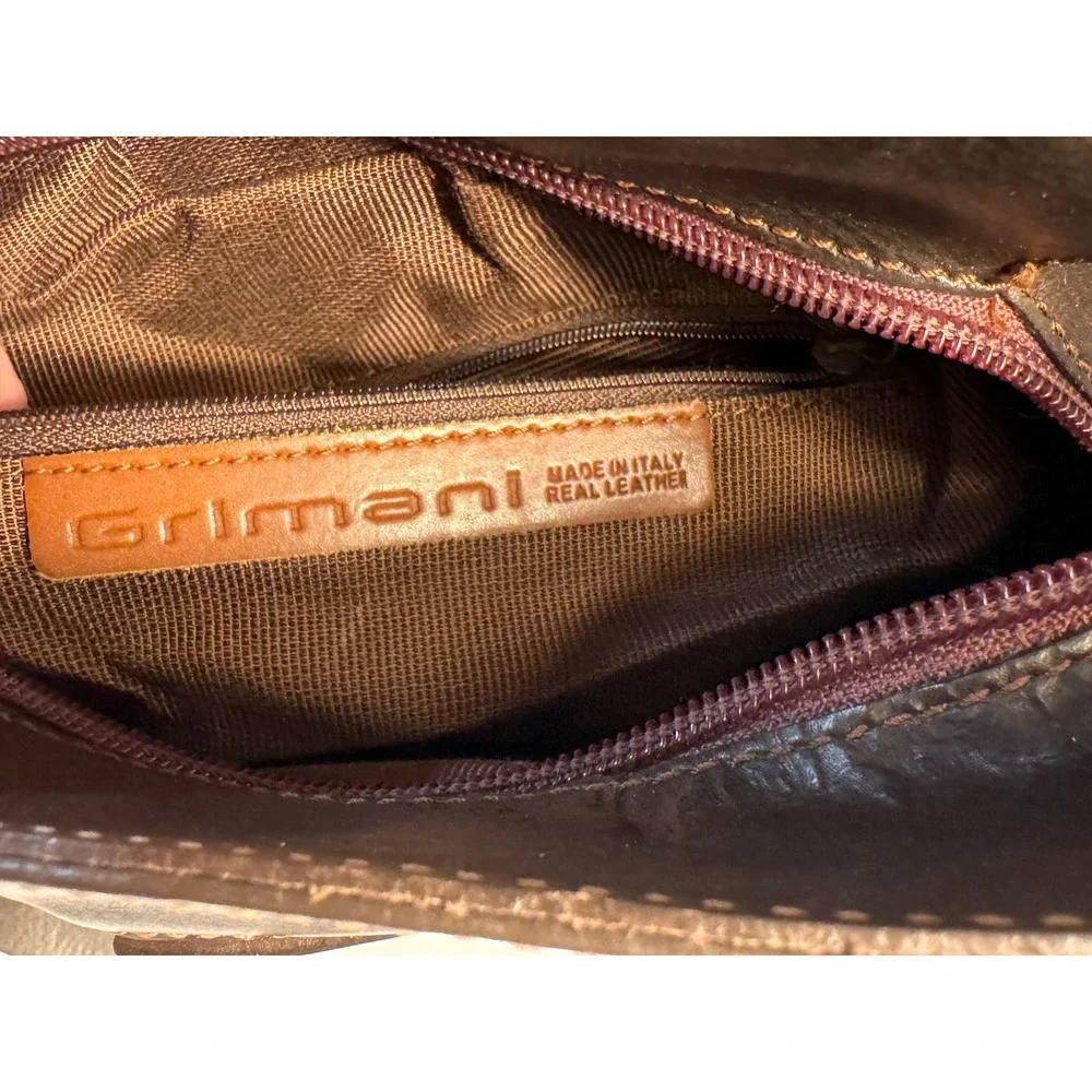 Grimani genuine leather shoulder bag made in Italy